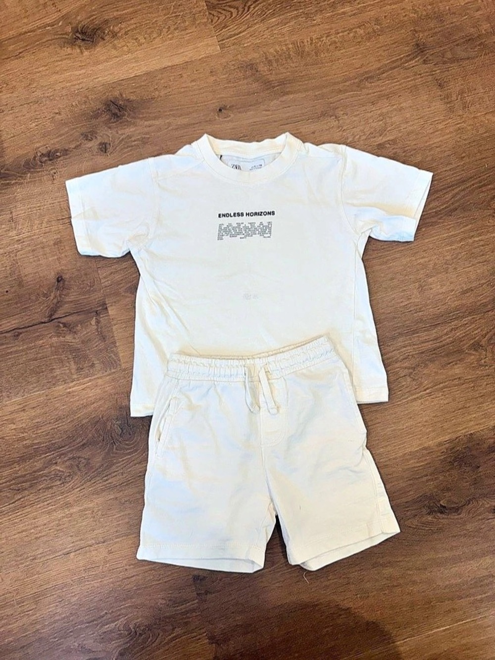 Mini Kids Cream Matching Set - Picture 2 of 2